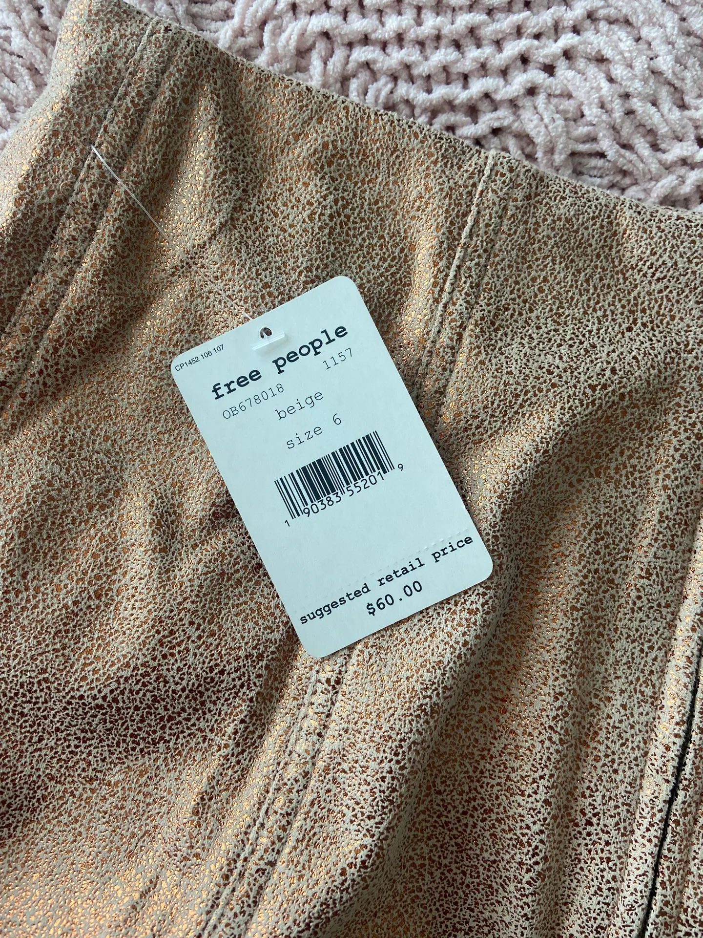 Pink Suede Skirt   - Image 9