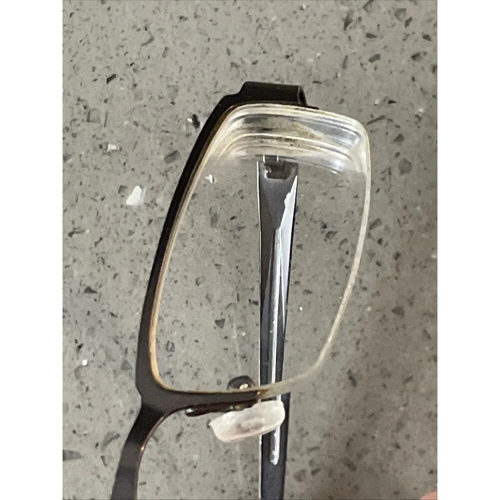 Caravelle By Bulova Ghent Eyeglasses Frames ONLY Dark Gunmetal Brown 50-19-140 - Image 9