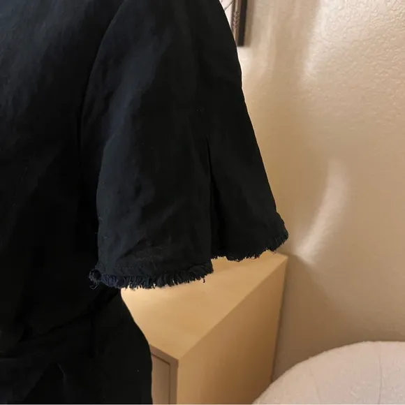 MAJE Black Waist Tie‎ Reveuse Tunic Dress Women’s Size 2 - Image 4