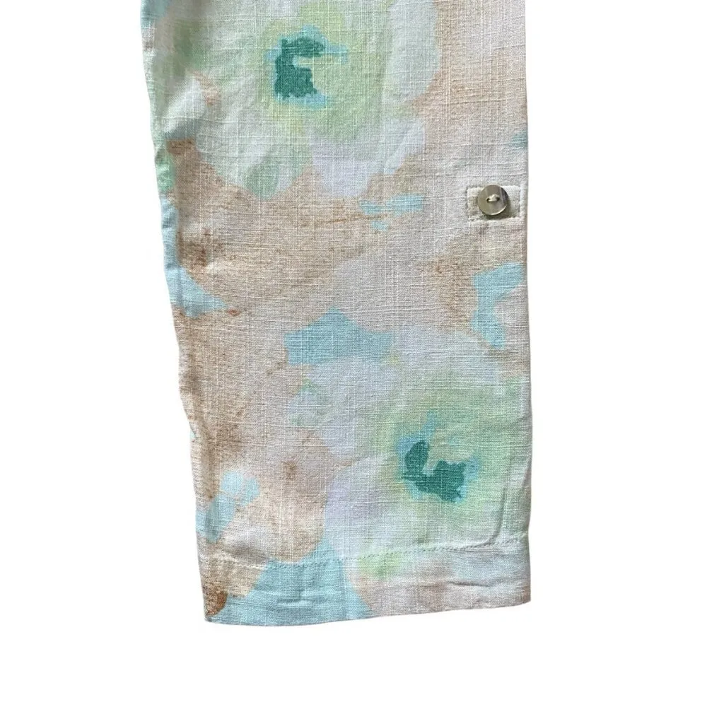 Ruby Rd. long sleeve v-neck pullover multicolored top women's size Petite large - Image 7