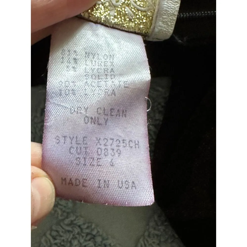 Vintage 90s Cache Jumpsuit Animal Print Size 6 Brown Sexy Open Back Catsuit USA - Image 5