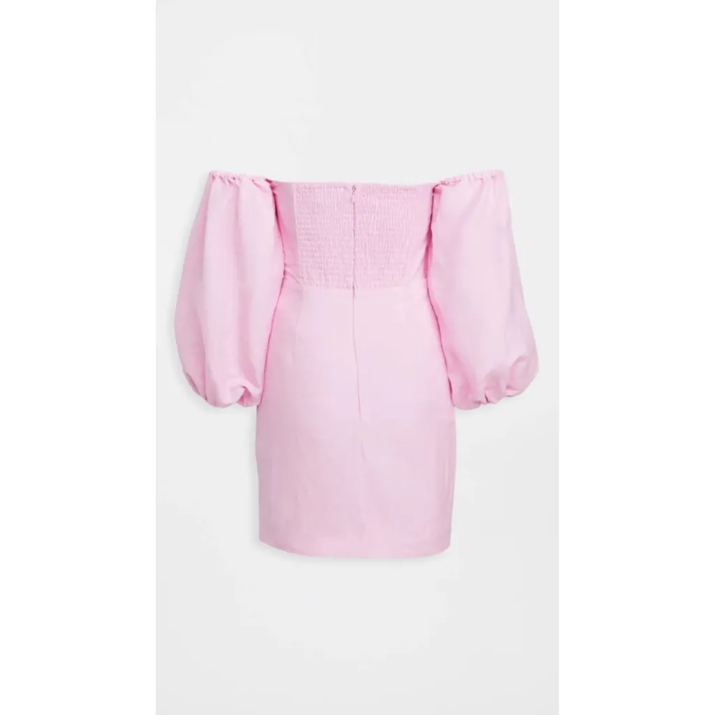 Revolve Significant Other Camilla Dress Pop Pink Off - Image 9