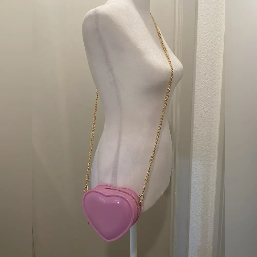 NWOT Crossi Pink Jelly Heart - Image 9