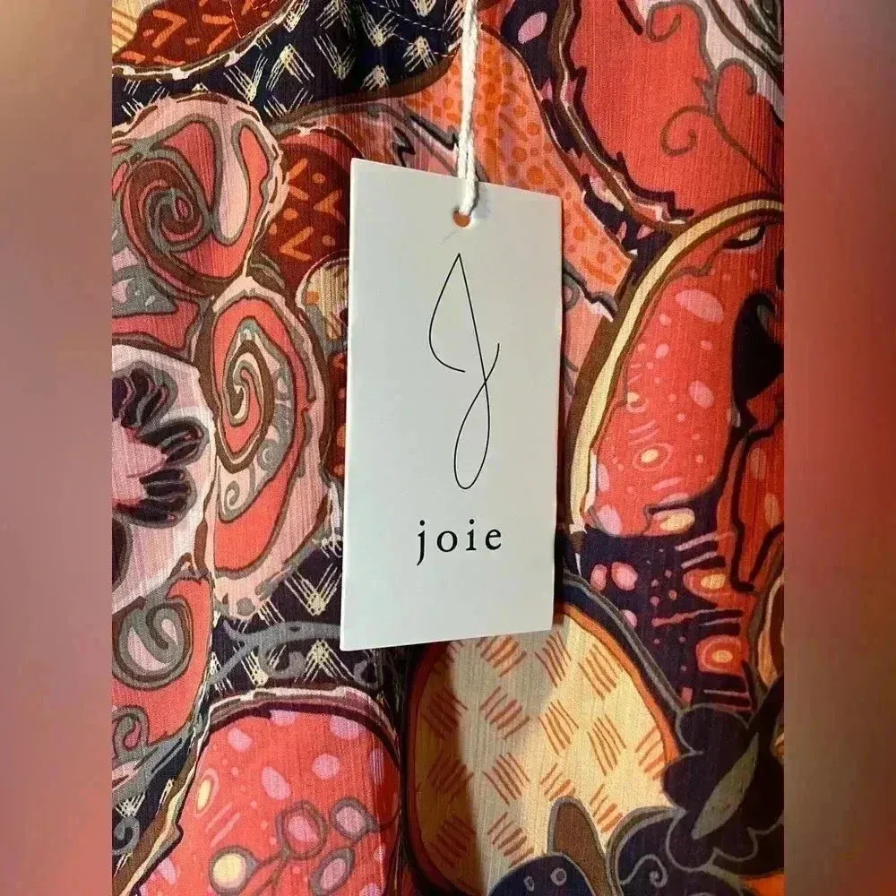 NWT Floral Swirl Blouse Casual, work, flowy, v neck, flutter sleeve D4‎ - Image 6