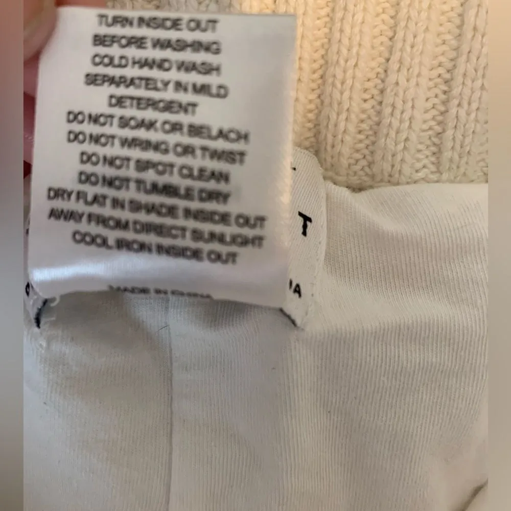 Sabo Skirt  Knitted drawstring shorts size M - Image 5