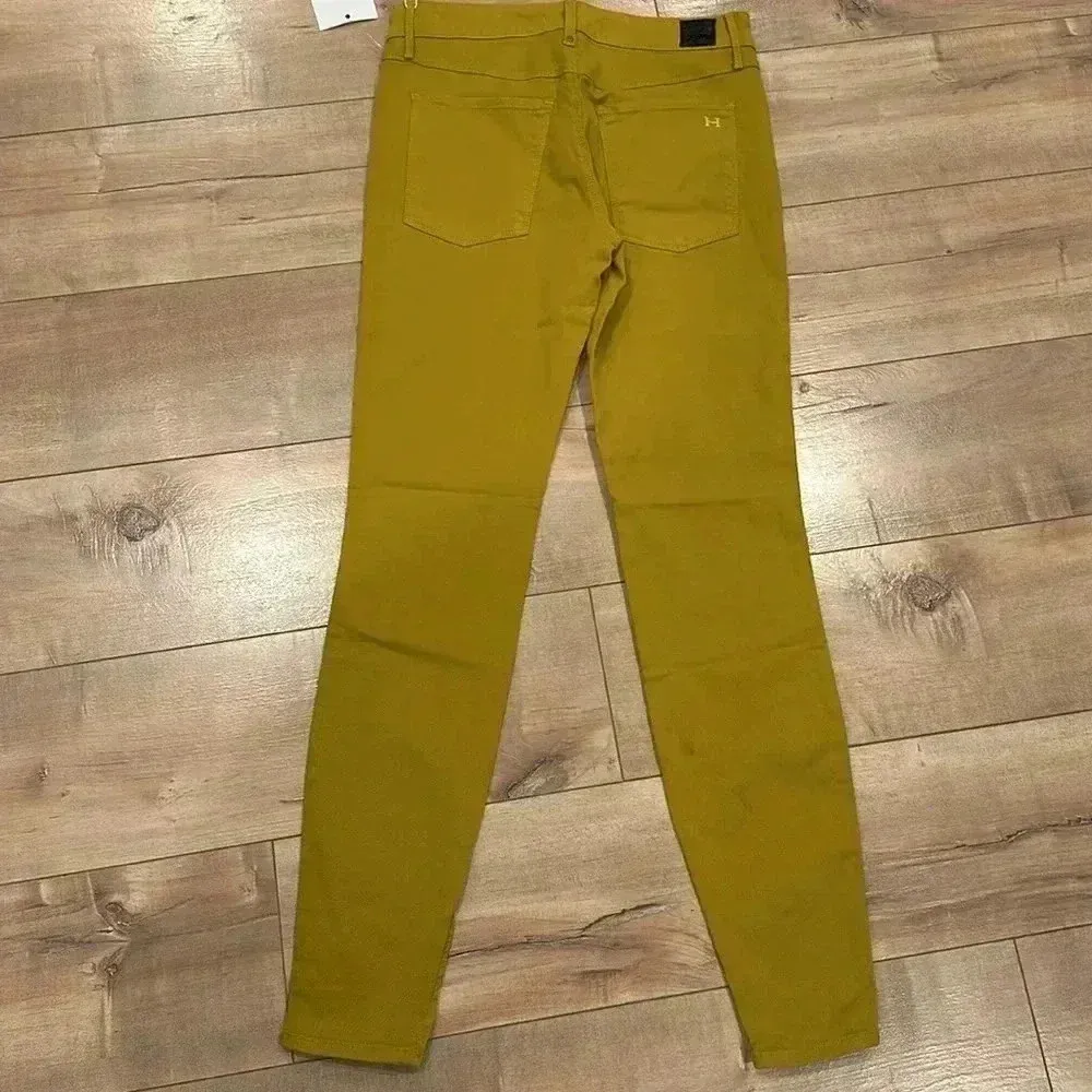 NWT Habitual Almas Zip Skinny Jean Tapestry Yellow Mustard Slim Jeans Sz 26 - Image 14