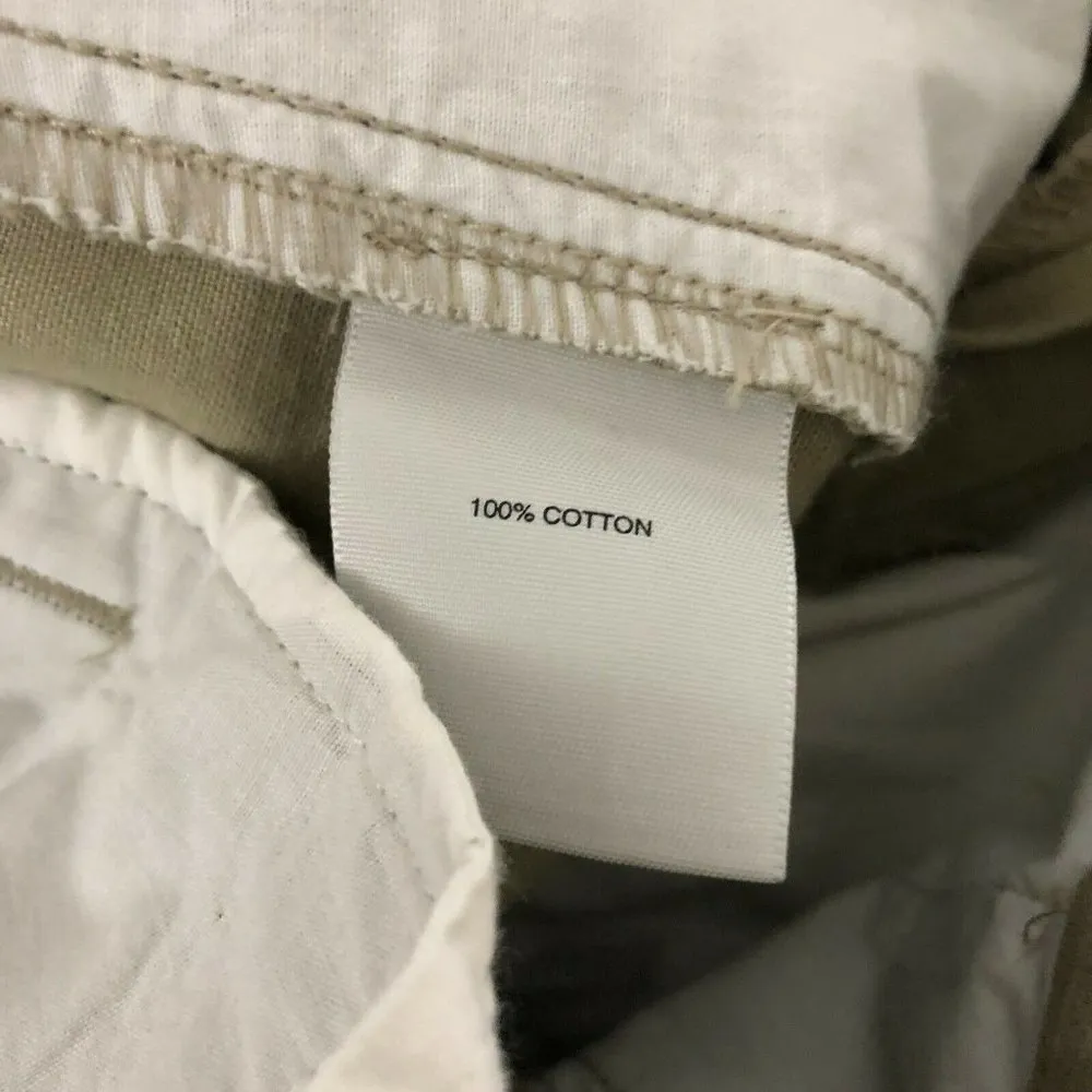 REI Womens Khaki Pants High Waist Straight Leg Cotton Beige Size 12 Tan - Image 5