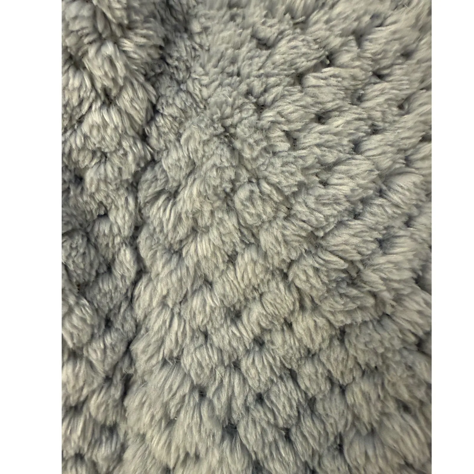 Carole Hochman Womens Plush Robe Gray Textured Shawl Collar Belted Size S/CH - Image 3