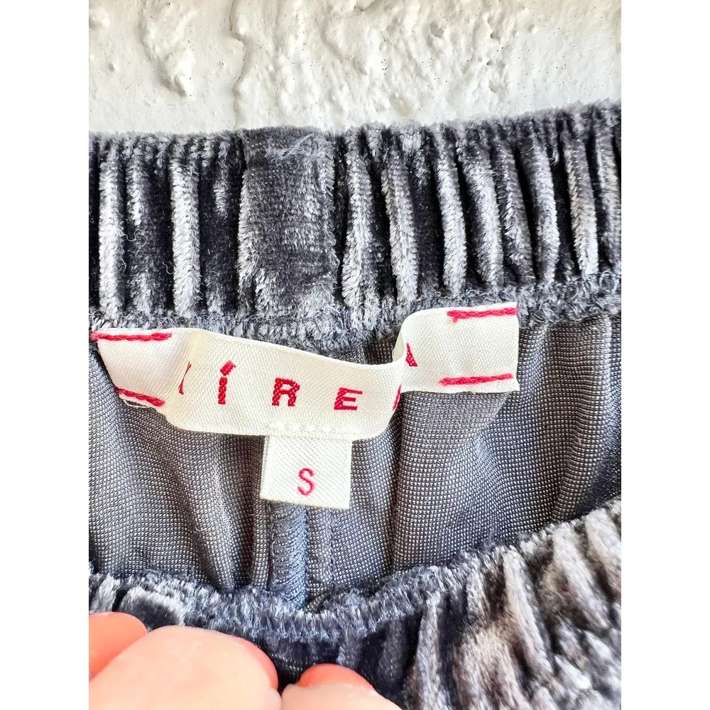 Xirena Crushed Velvet Dash Pull On Skinny Cropped Pants Grayson Women's Size S - Image 5