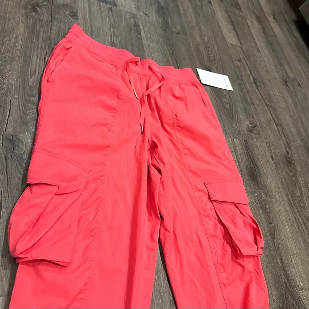 Lululemon Dance Studio Pants Relaxed Fit Mid Rise Cargo Jogger Glaze Pink Size M - Image 3