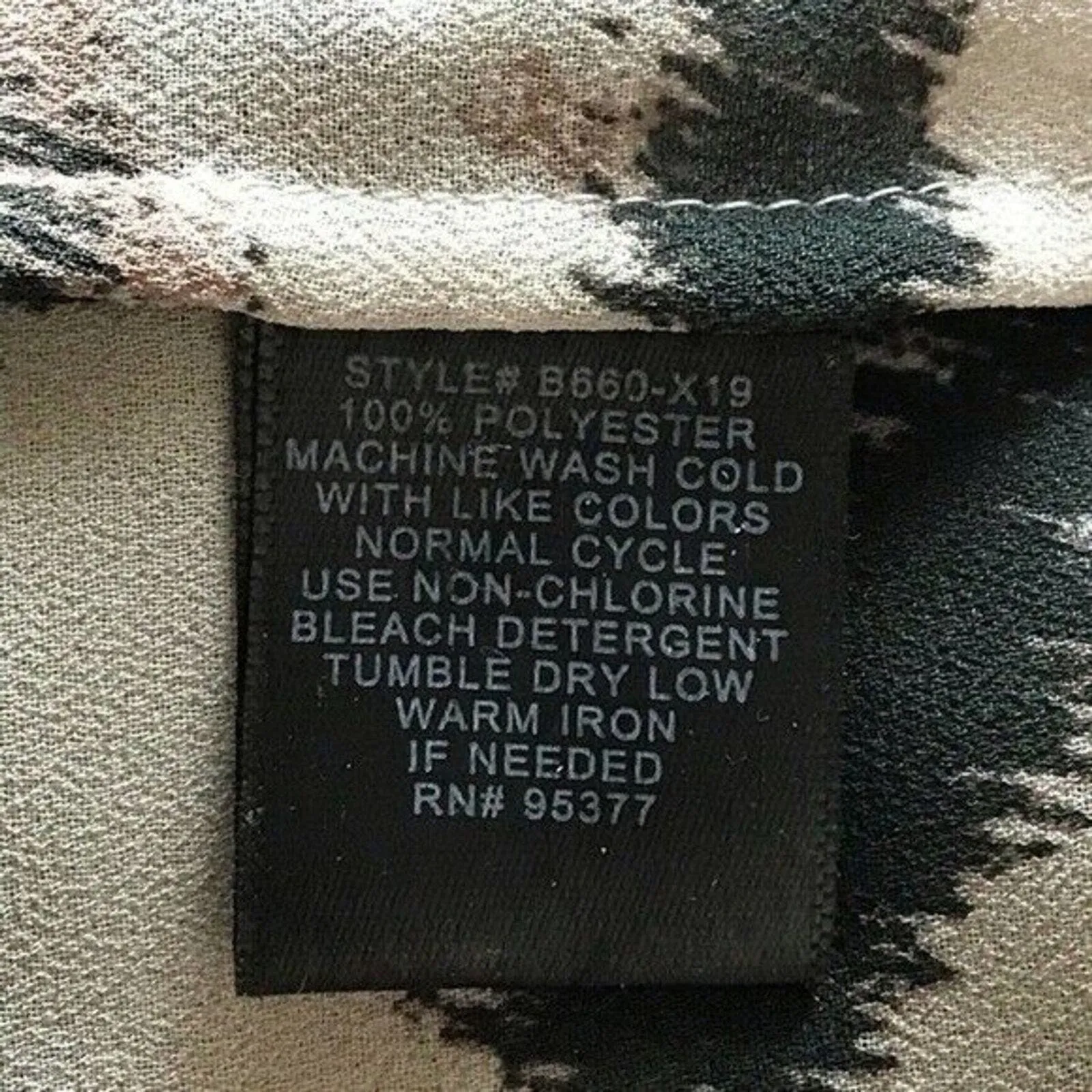 Sanctuary Shirt Women Small Zebra Print Pocahoncho Dolman Sleeve Tassel Edgy Fun - Image 6