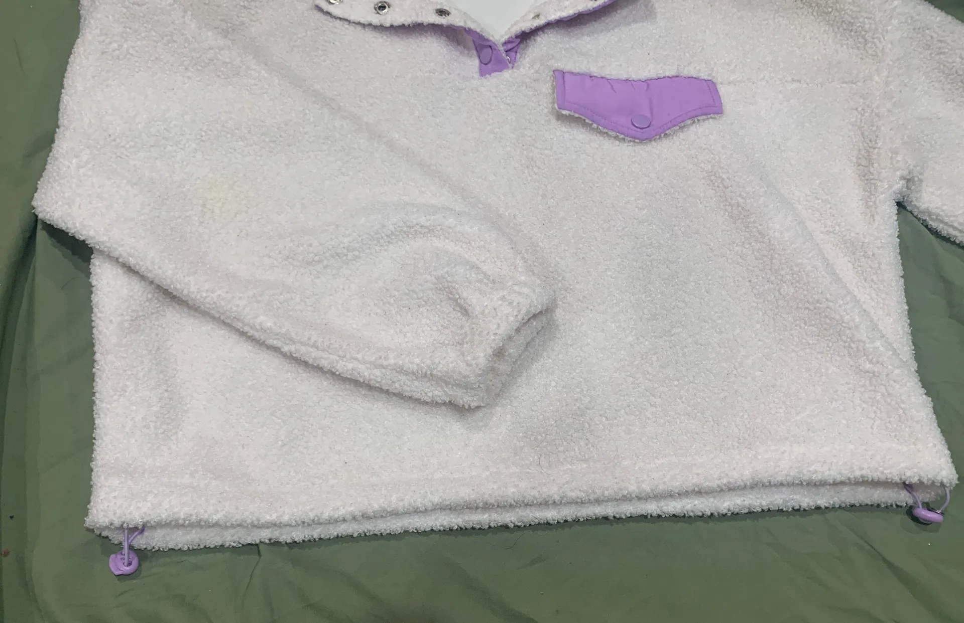 White Sherpa Sweater - Image 9