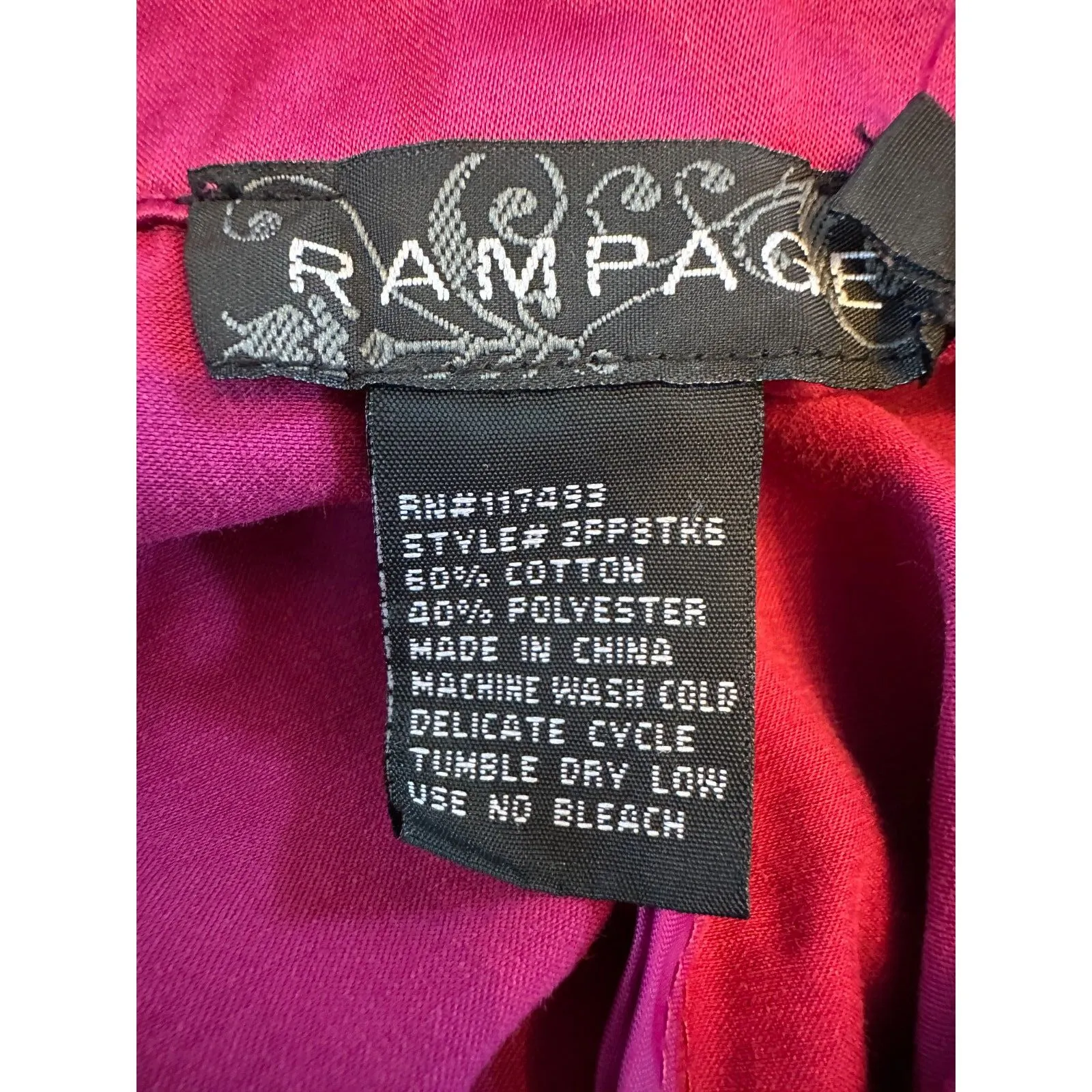 Rampage Vintage Hot Pink Double Breasted Jacket Size Small - Image 6