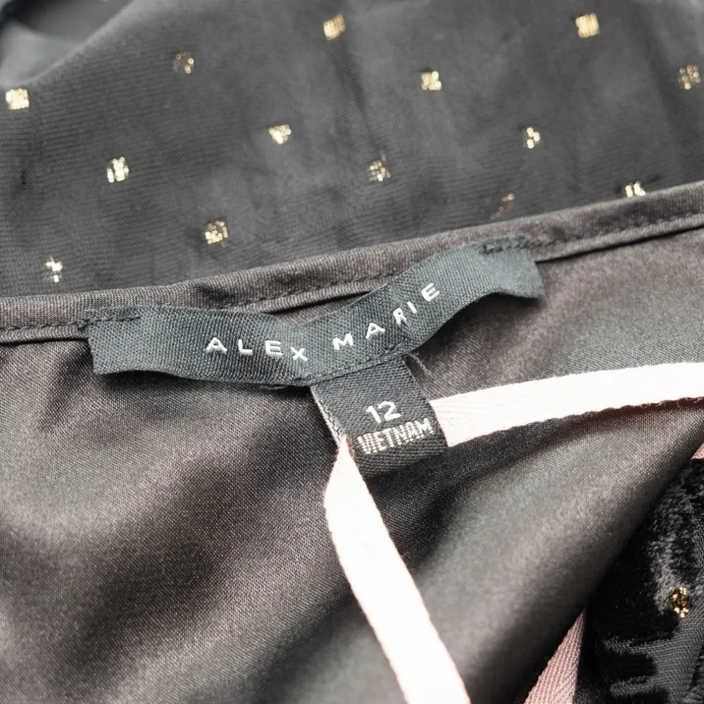 Alex Marie Skyler -  Velvet Smocked Cocktail Dress - Image 4