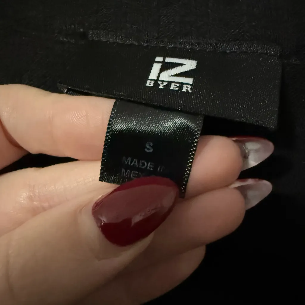 iZ Byer Long Black Sweater Cardigan - Image 2