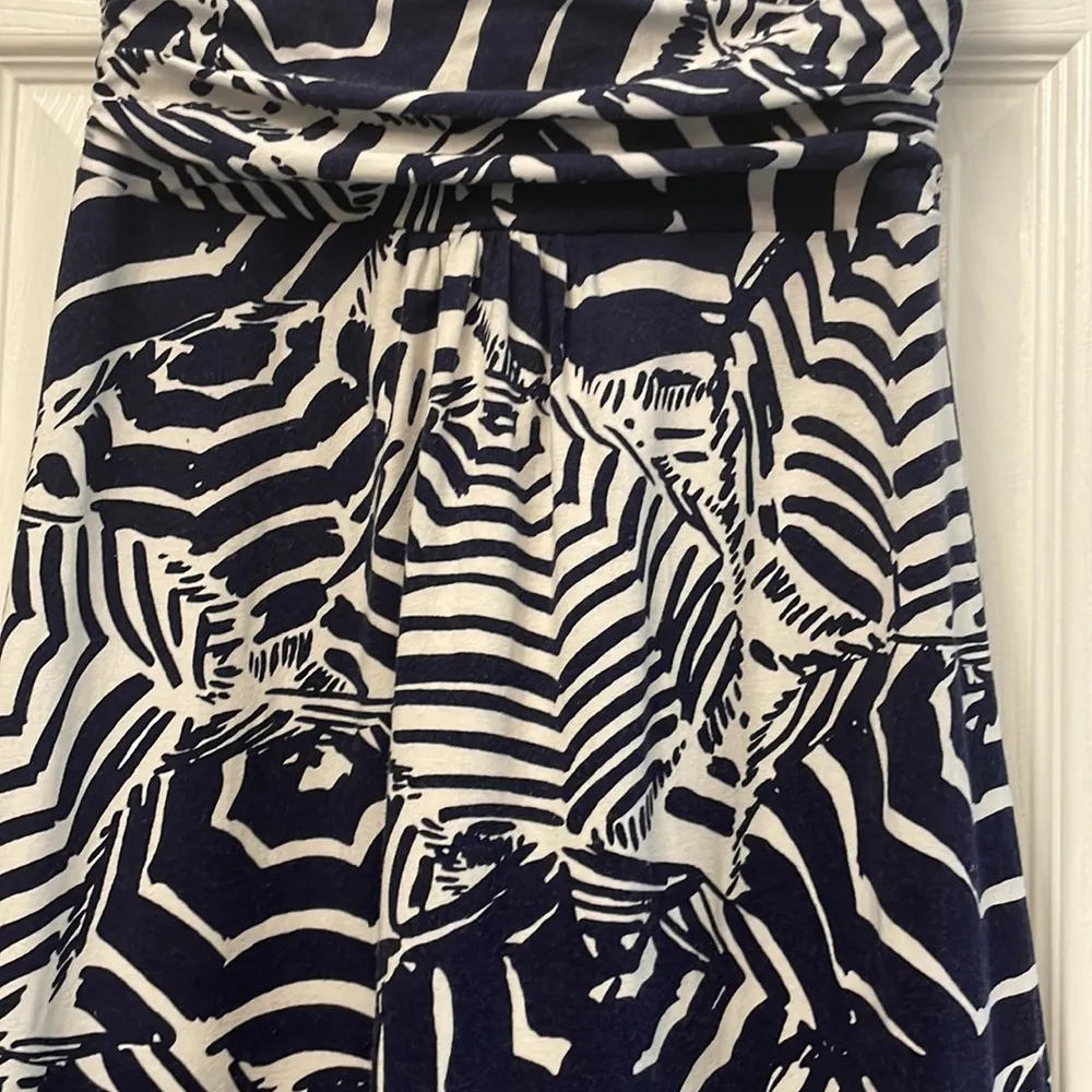 Lilly Pulitzer Sloane Maxi Dress Navy Umbrella Oh Cabana Boy - Image 10
