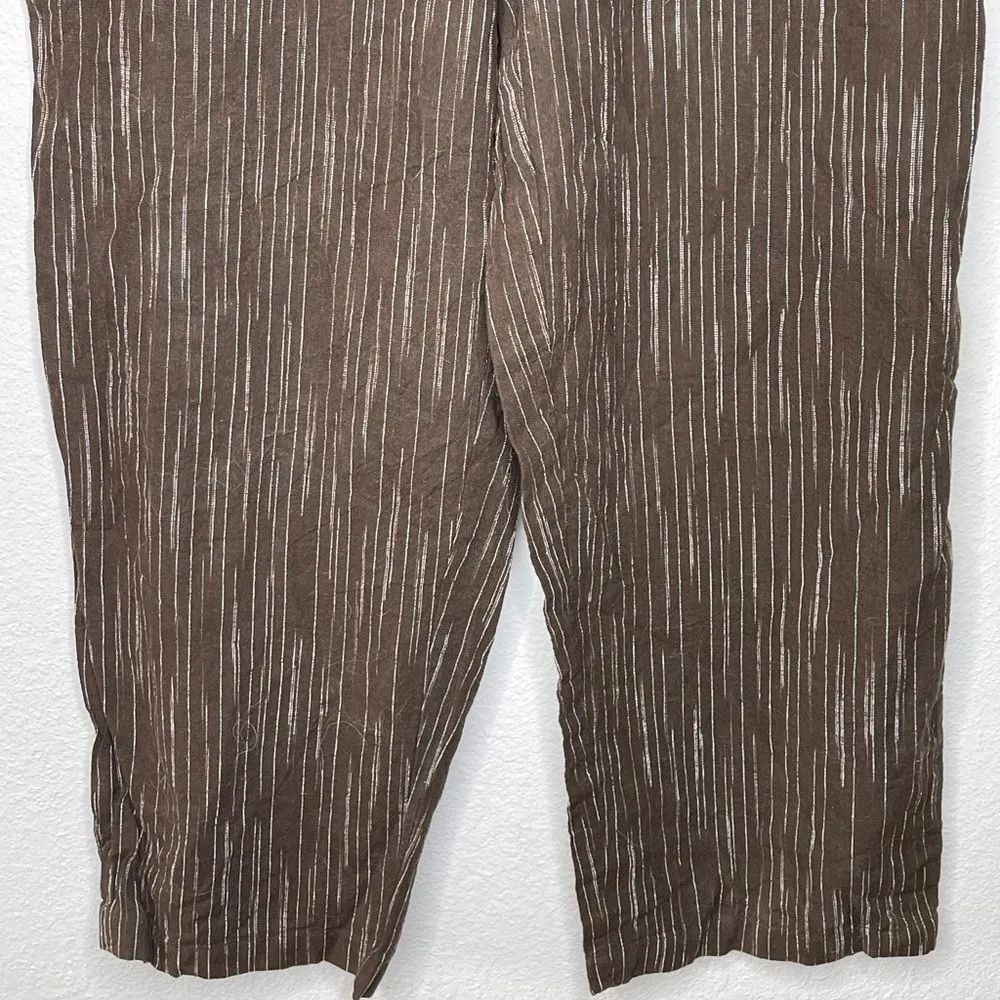 Dialogue Linen Drawstring‎ Pants - Image 6