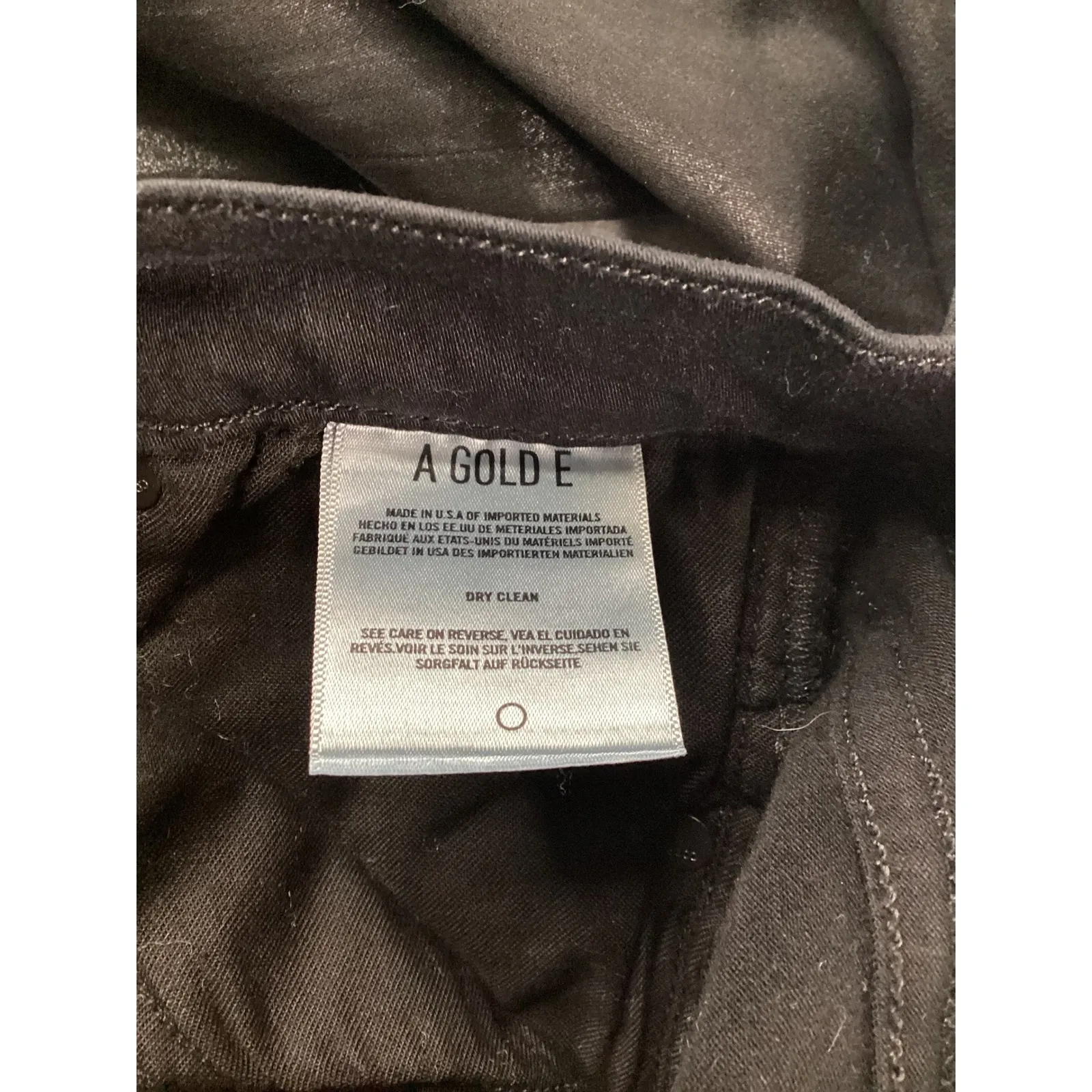 AGOLDE Womens Black Coated Skinny Jeans Pants Size 27 - Image 6