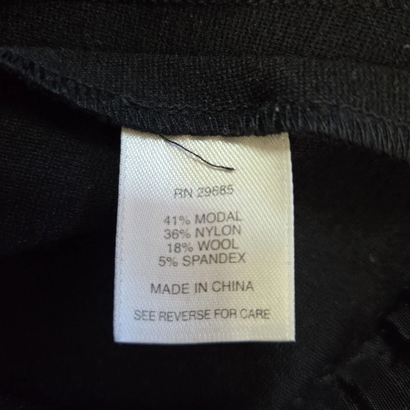 Pendleton  Women’s Holiday Top Black Bling Beaded Large Wool Blend 3/4 Sleeve - Image 5