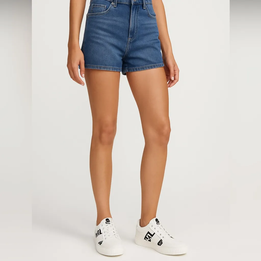 Karl Lagerfeld Paris White Logo Sneakers with Rhinestone Heel-5.5M Women (D10)? - Image 2