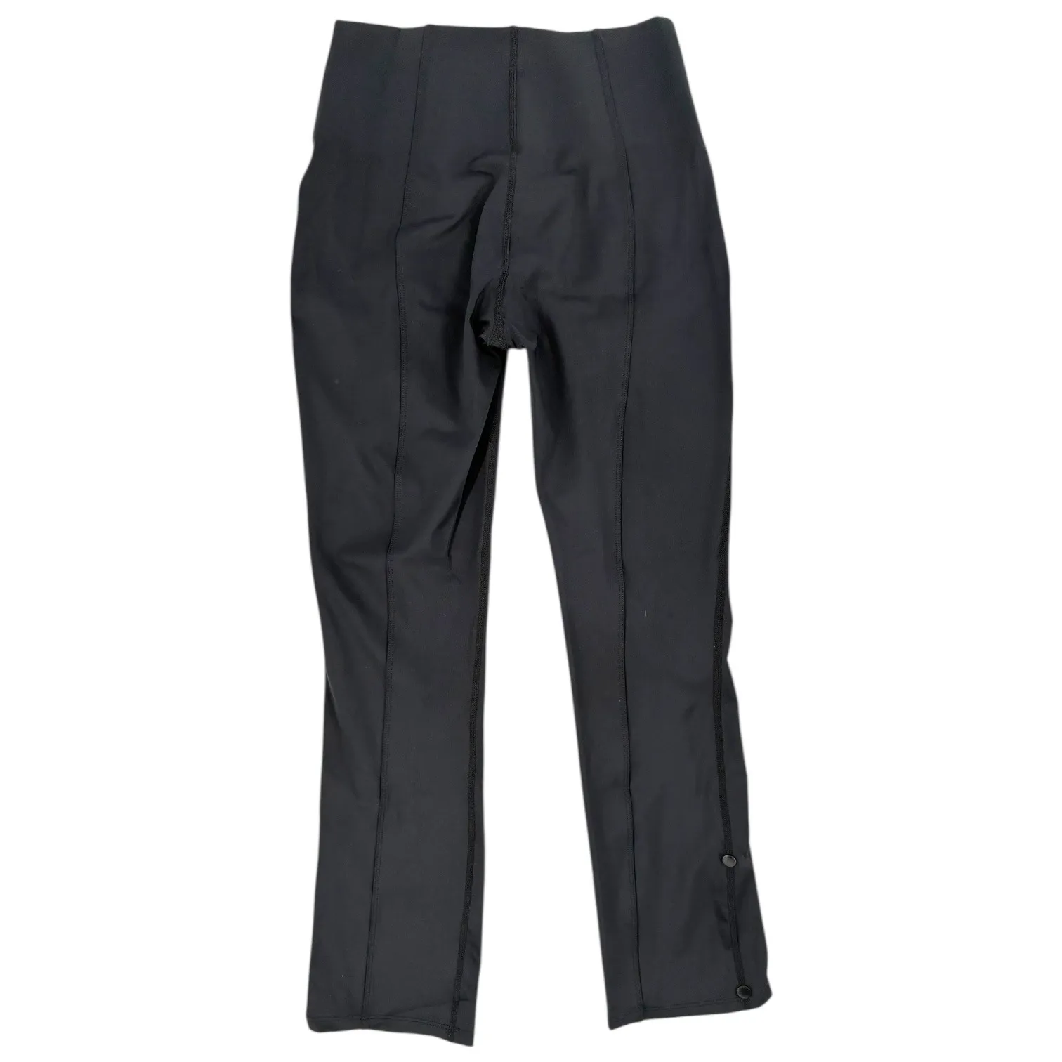 Halara High Waisted Athletic Pants Snap Button Leg Black Size S - Image 5