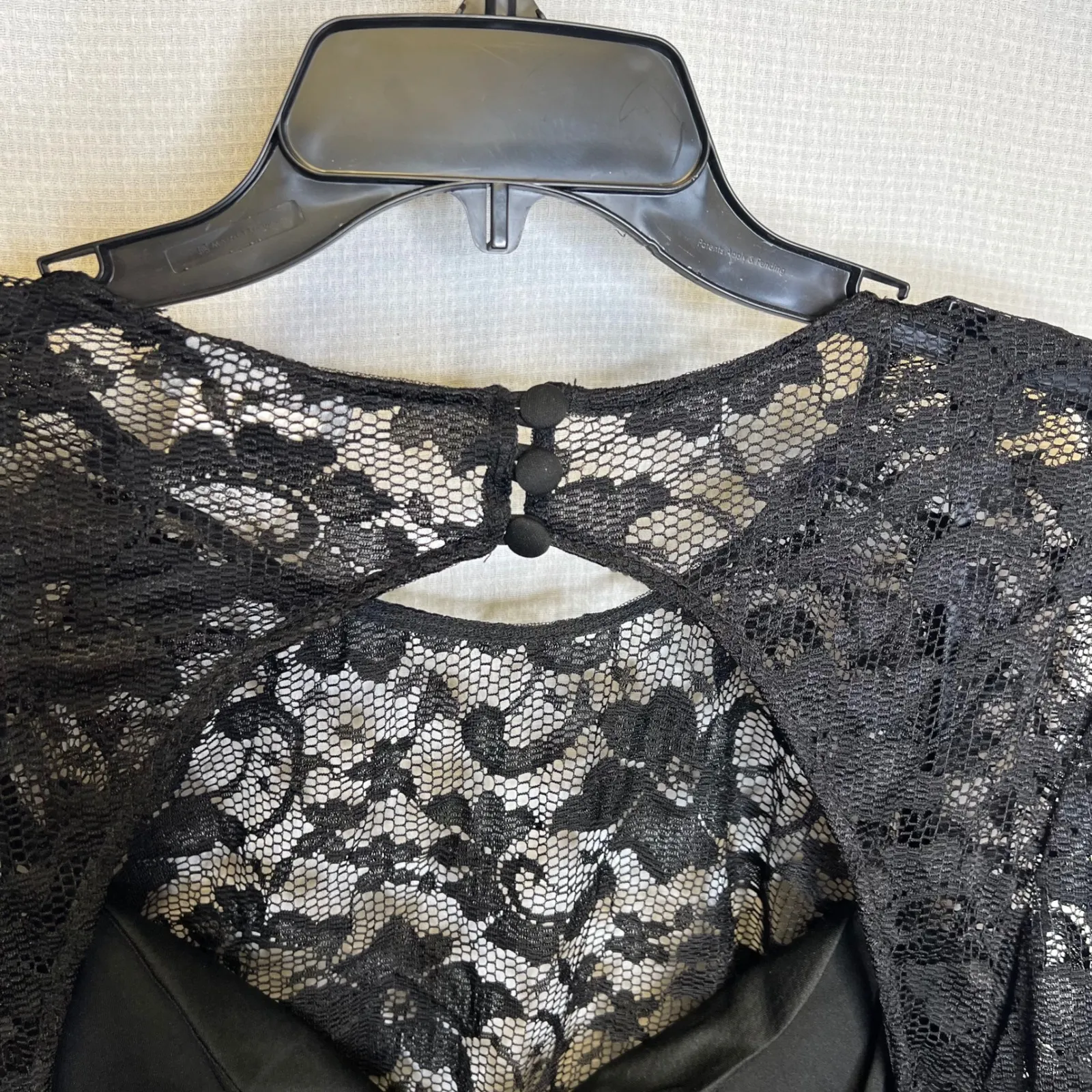 Prom Dress 2 piece 14/16 Stunning Black Floral Maxi Skirt Pink‎ Roses High Waist - Image 10