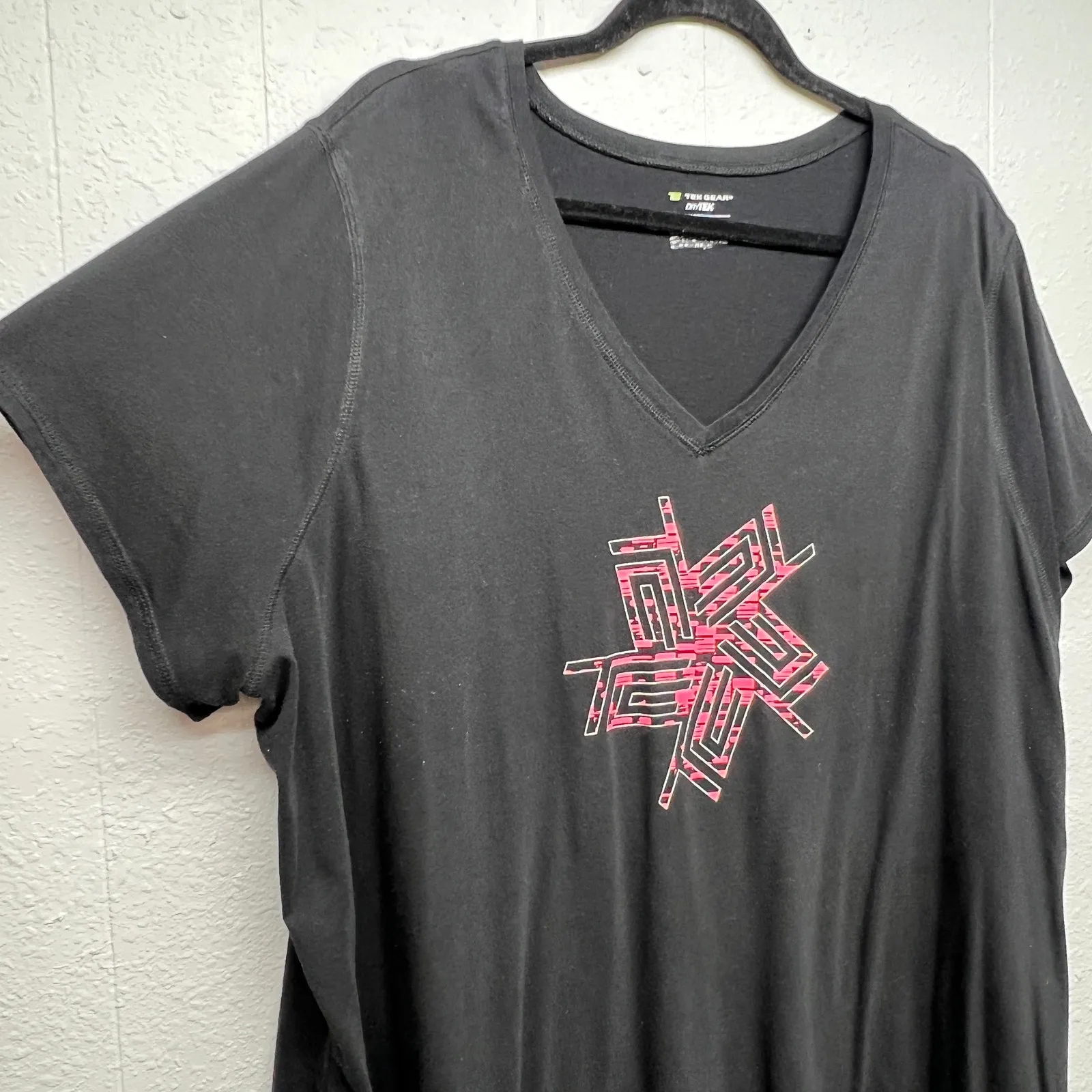 Tek Gear T-Shirt Womens 3X Lightweight Stretch Basic Everyday Wear Casual Lounge - Image 4