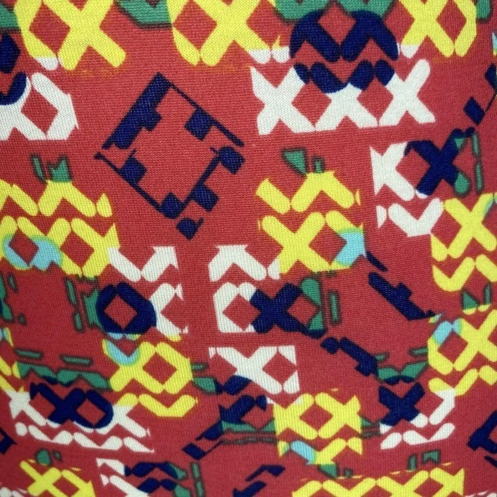 NEW LuLaRoe XS Randy Top Tee Gray Raglan Sleeves Knit Shirt - Image 4