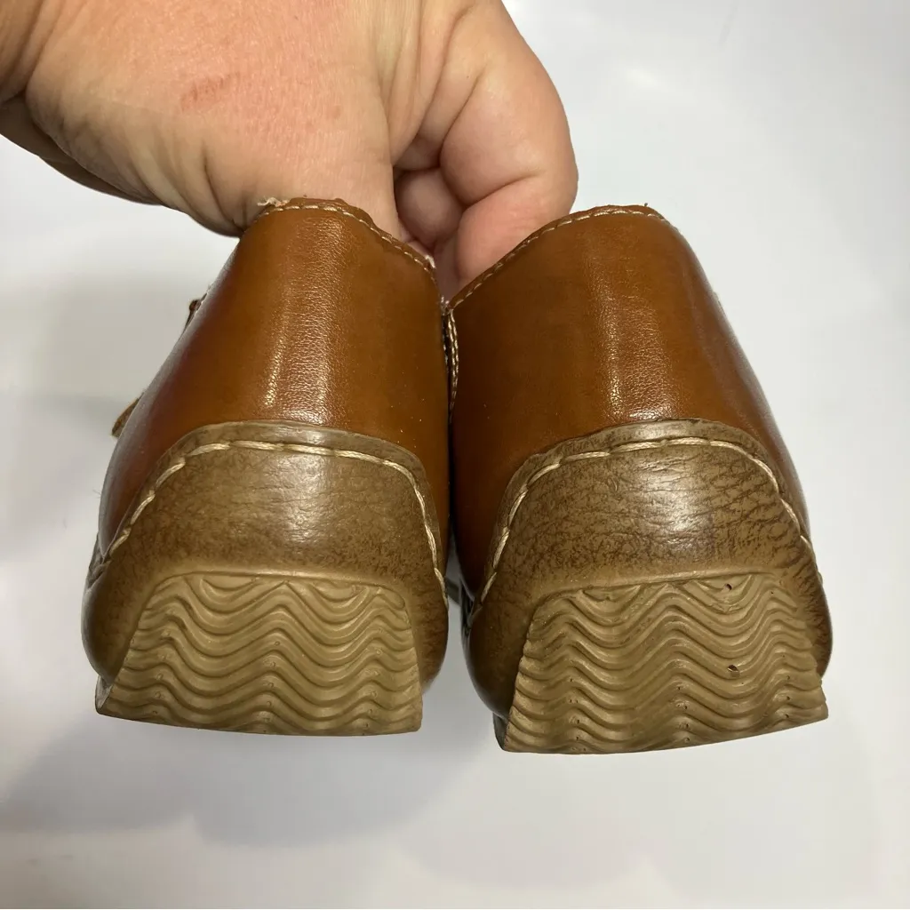 Rieker‎ brown leather shoes sandals women’s size 39 8.5 boho cottagecore casual - Image 5