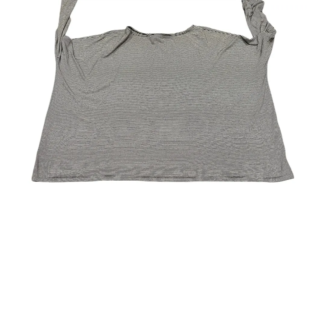 Hatch maternity Black White Striped Bateau Neck Oversized Top Size undefined - Image 3