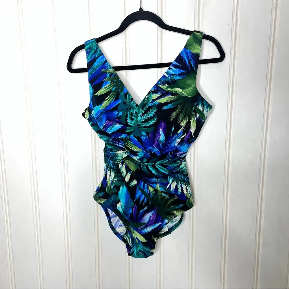 Miraclesuit Women's Useppa Esmerelda Underwire One-Piece Swimsuit Sz 12 70 - Image 3