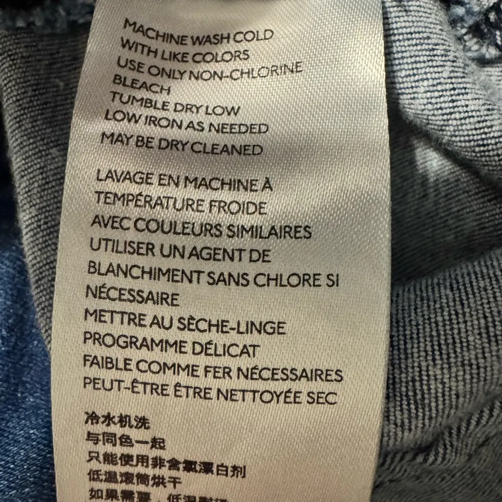 We The Free Denim Cross Snap Wrap Skirt Size 10 - Image 7