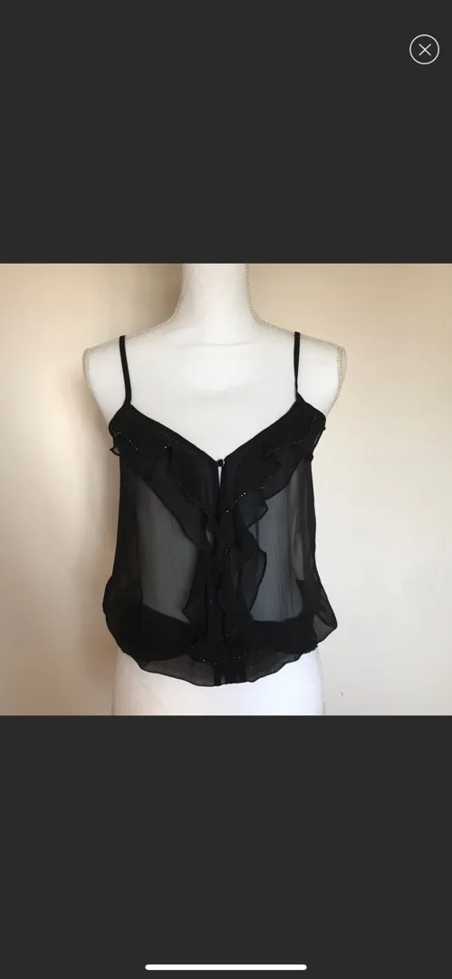 Embellished Ruffle Cami - Image 2