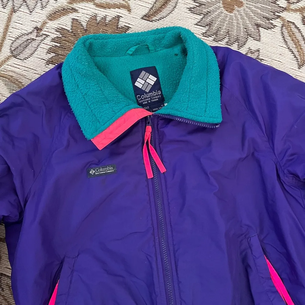 Vintage Columbia Coat Jacket Puffer L Large XL - Image 4