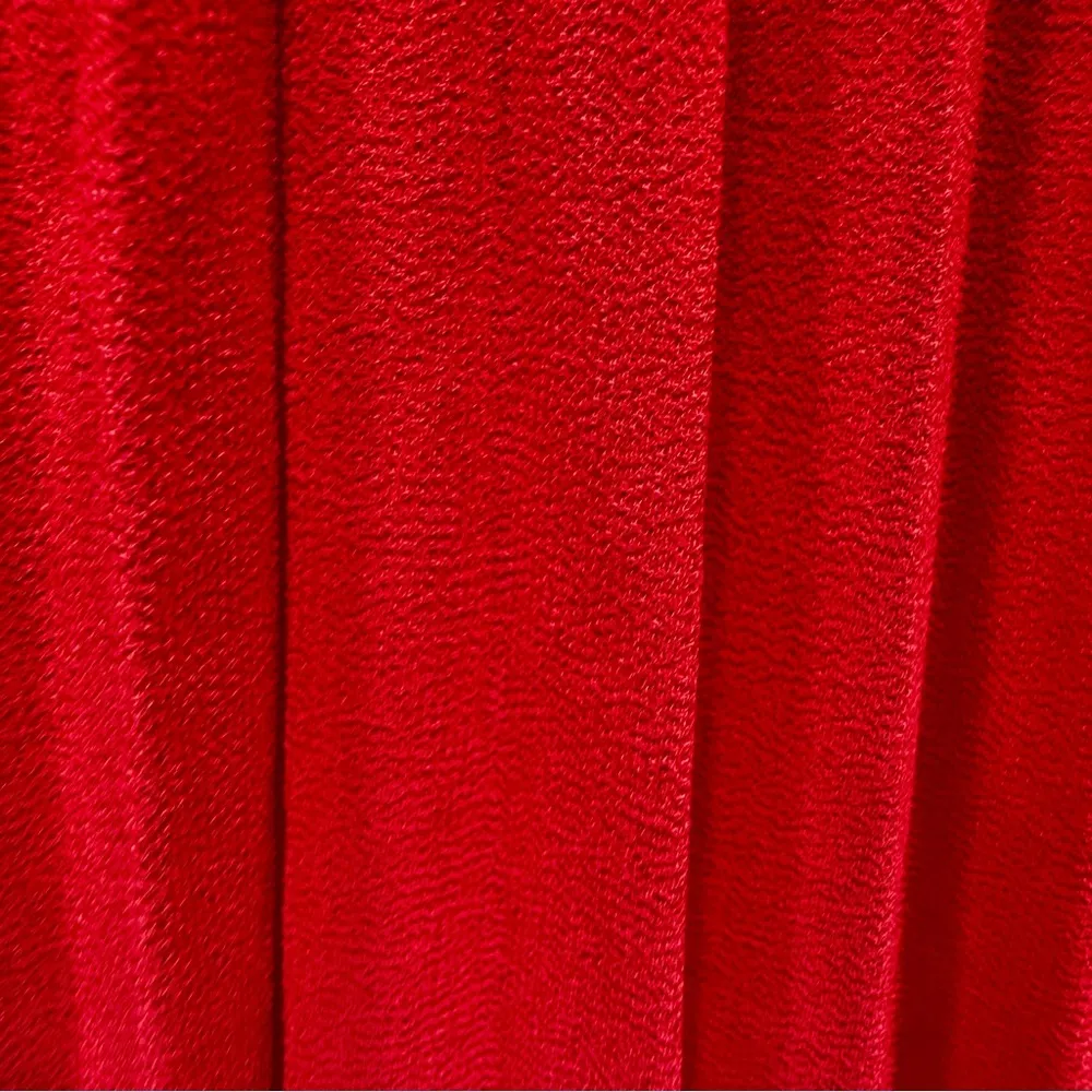 YA Los Angeles Coral Red Plisse Pleated Maxi Dress Pleated Bodice from ModCloth - Image 6