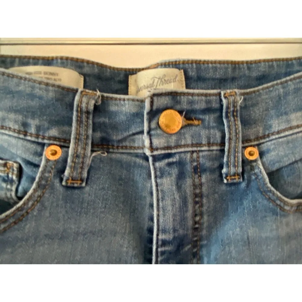 Univerrsal Thread Skinny Blue Jeans Women's Sz 4/27R - Image 3