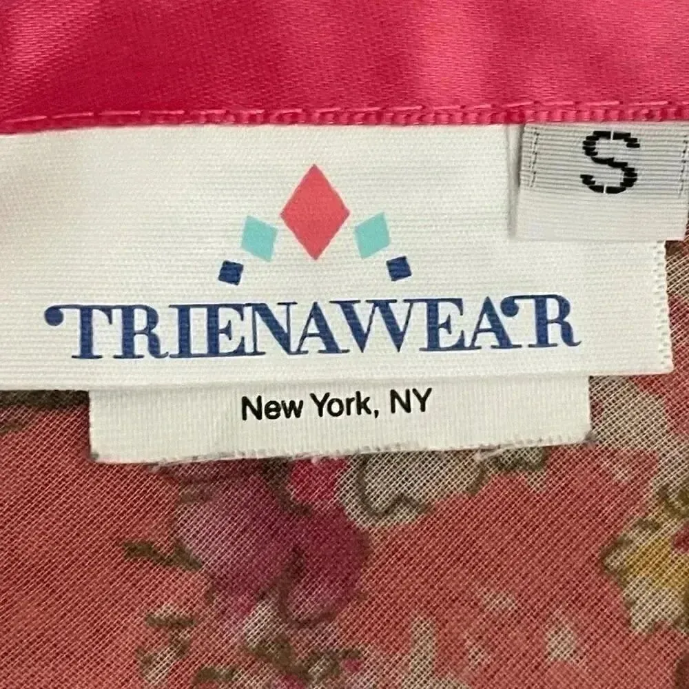 Trienawear Women’s Girls Pink Waltz of the Flowers Wrap Skirt SZ S # 1114 - Image 5