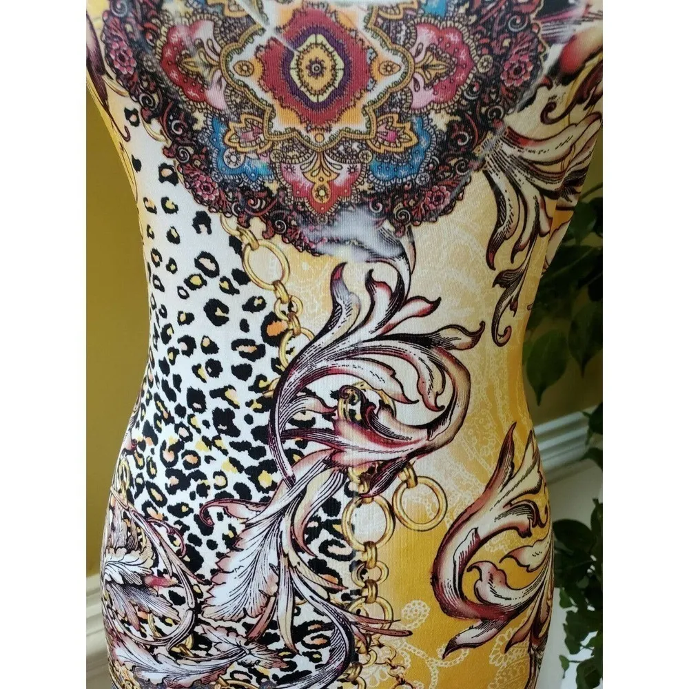 A'gaci Sleeveless Bodycon Dress Size Large - Image 3