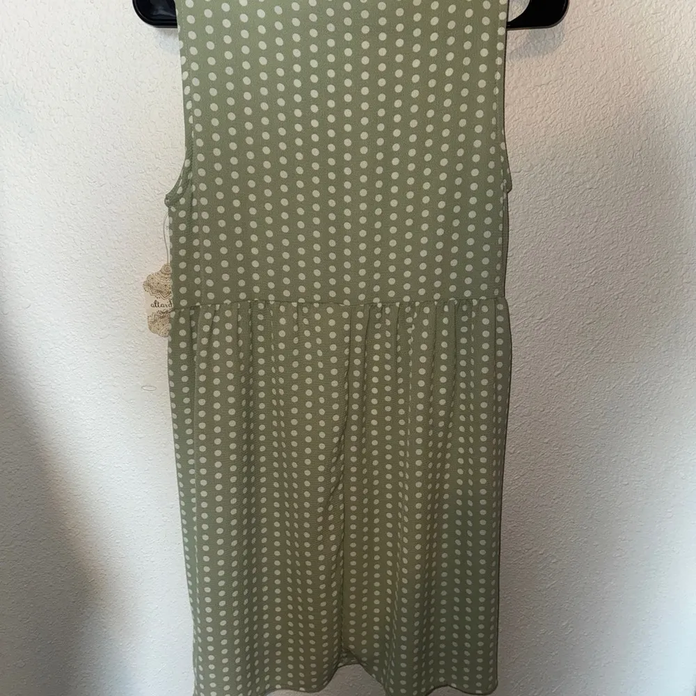 Altar'd State Green Polka‎ Dot Dress - Image 3