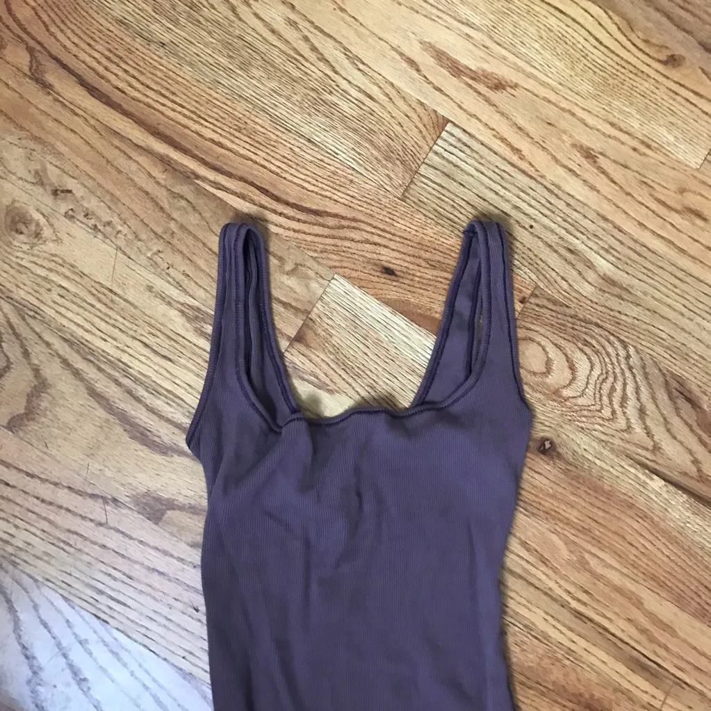 Skims Cotton Bodysuit Garnet - Image 2