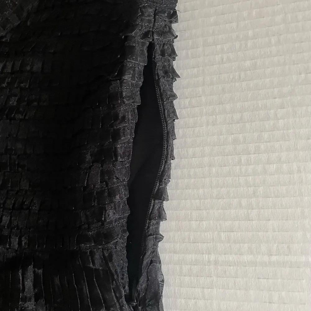 Free People Women “Little Black Dress” Tiered Sleeveless Cocktail Size 4 - Image 6