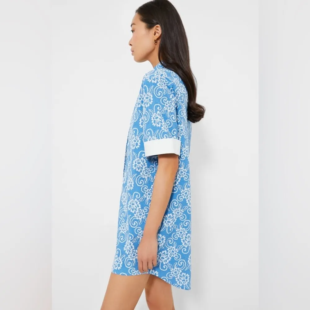 NWOT Tuckernuck POMANDER PLACE Riviera Painted Chintz Aurora Dress Size Medium - Image 3