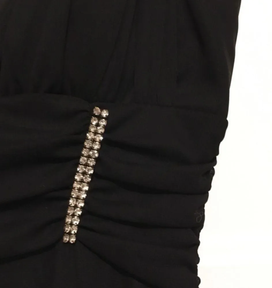 Beautiful Black formal dress size 4 - Image 4