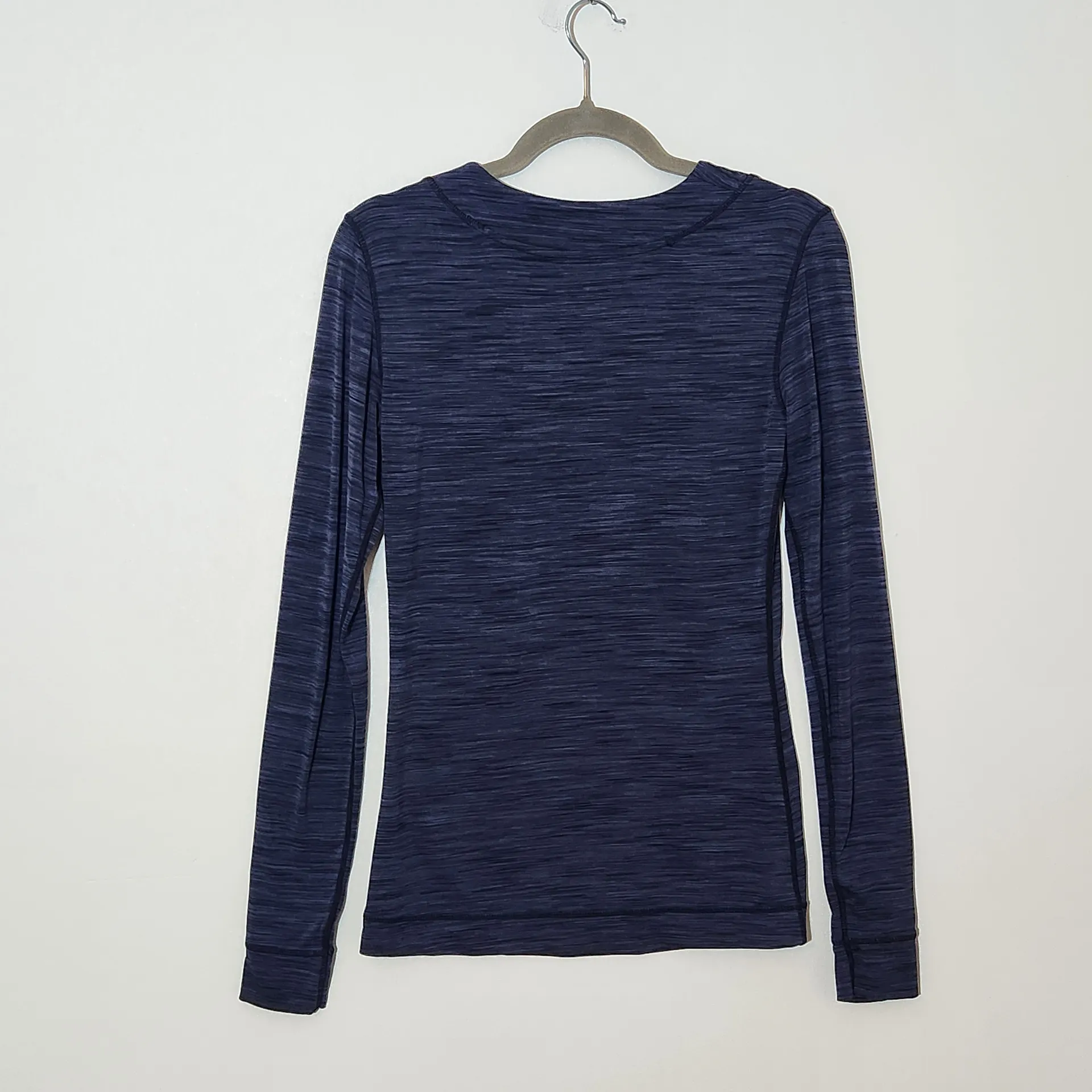 Cuddl Duds Space Dye Flex Fit Long Sleeve Top Size Small Cuddl Duds Athletic Top - Image 5