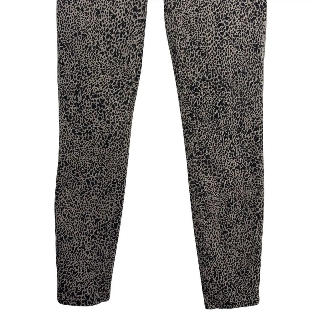 SPANX Jean-ish Ankle Leggings Jeans Size S Dots Animal Print Brown Black 20018R - Image 6