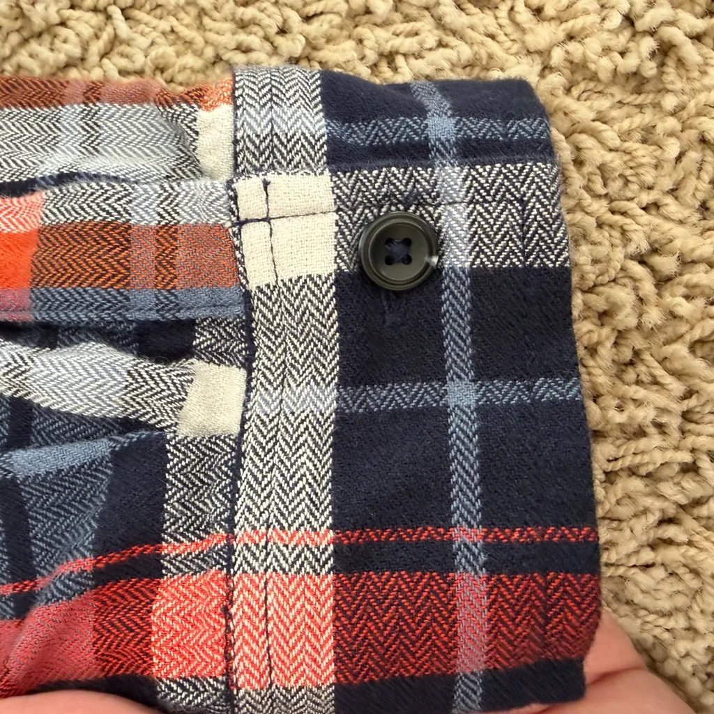 Universal Thread Flannel Shirt Dress Size Large Tartan Plaid Preppy U7 - Image 7