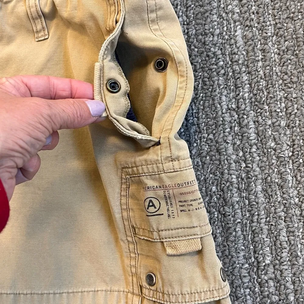 Vintage American Eagle Cargo Shorts Board 4 S Small - Image 5