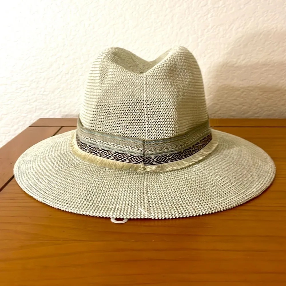NWT- West of Melrose Gray Wide Brim Rancher Fedora Hat - Image 5
