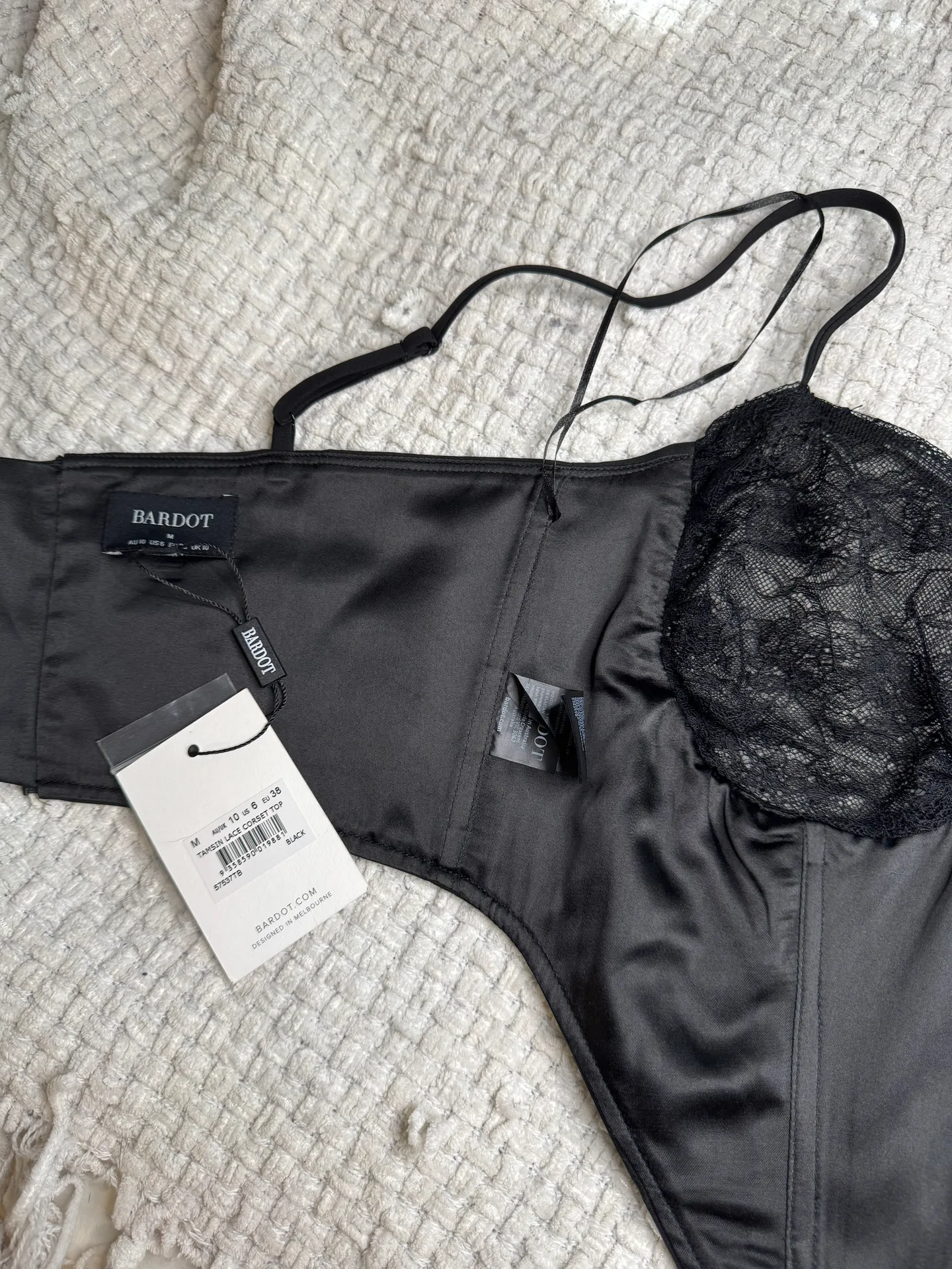 Black Corset Crop Top - Image 4