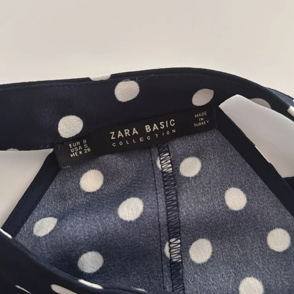 ZARA Halted polka dot Dress EUC - Image 6